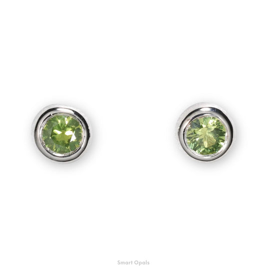 Sapphire Round Green Stud 34904